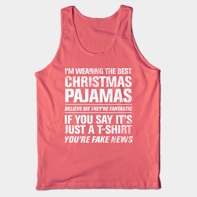 THE BEST CHRISTMAS PAJAMAS Tank Top by ClothedCircuit